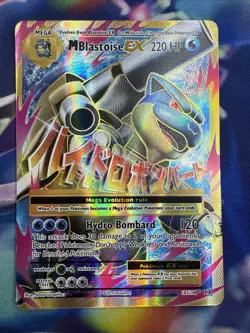 Pokemon TCG XY: Evolution Singles - M Blastoise EX 102/108 - Full Art Ultra Rare - Image 1