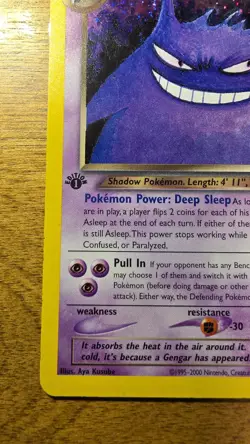Pokemon Dark Gengar 6/105 Neo Destiny Holo Rare 1st Edition English Card - Image 4