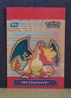 Pokemon Charizard #9 of 10 2000 Topps TV Animation Series pop-up NM - Image 1