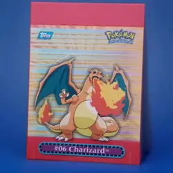 Pokemon Charizard #9 of 10 2000 Topps TV Animation Series pop-up NM - Image 2