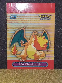 Pokemon Charizard #9 of 10 2000 Topps TV Animation Series pop-up NM - Image 4