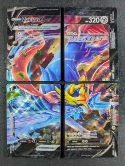 2021 Pokemon ZACIAN V-UNION SWSH163-166 Black Star Promo Special Collection ENG - Image 1
