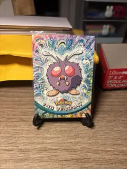 Venonat #48 Topps Black Label TV Animation Edition Non Holo Pokemon 1999-NM!! - Image 1