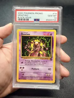 Pokemon Mewtwo 14 Black Star Promo 2000 - PSA 10 Gem Mint - POP 313 - Image 1