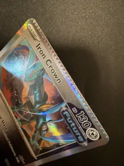 *Crimp Error* Pokemon Iron Crown 132/191 Sv08: Surging Sparks Holo Rare - Image 4