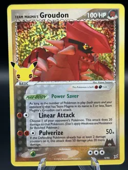Pokemon TCG Celebrations 25th Anniversary, Team Magma's Groudon 9/95 - Image 1