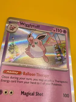 Wigglytuff 084/193 Holo Rare Pokemon Paldea Evolved NM - Image 2