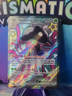 Toedscruel EX 213/091 Shiny Ultra Rare Pokemon Scarlet & Violet Paldean Fates - Image 1