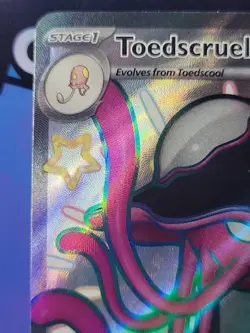 Toedscruel EX 213/091 Shiny Ultra Rare Pokemon Scarlet & Violet Paldean Fates - Image 2