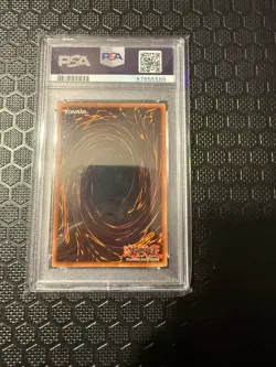 2002 Yu-Gi-Oh! Premature Burial Pharaoh's Servant PSV Unlimited Ultra Rare PSA 8 - Image 2