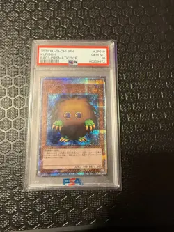 Yu-Gi-Oh PSA10 Kuriboh PAC1-JP010 Prismatic Secret Rare 2021 Japanese - Image 1