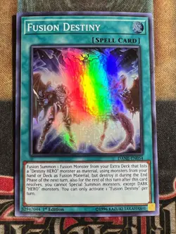 Yugioh Fusion Destiny DANE-EN054 Super Rare 1st Ed NM - Image 1