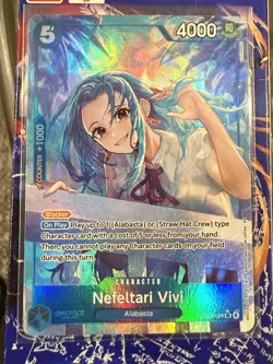 One Piece English EB03-024 Nefeltari Vivi (SR) Alt Art Heroines Edition NM - Image 1