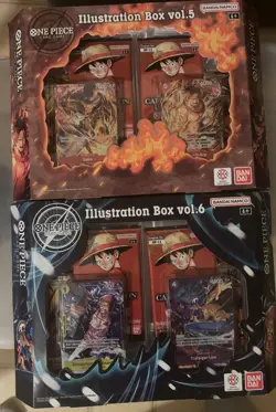 One Piece Illustration Box Vol 5 + Vol 6 Lot Set Of 2 Sealed QTY PRB-02 OP-13 - Image 1