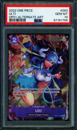 Ulti - OP01-093 - PSA 10 - Alt Art - OP01 - One Piece - 61789 - Image 1