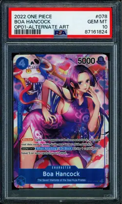 Boa Hancock - OP01-078 - PSA 10 - Alt Art - OP01 - One Piece - 61824 - Image 1