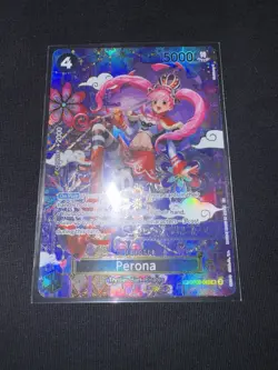 Perona OP06-093 OP14 SP English Alternate Art The Azure Sea's Seven One Piece - Image 1