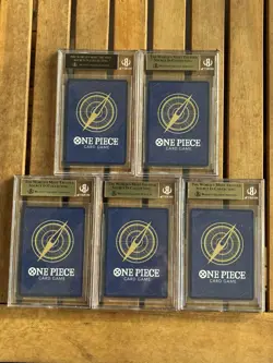 (5) BGS 10 W/(1) BGS Black One Piece TCG - OP-13 Five Elders GOD PACK full Set - Image 2