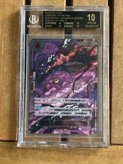 (5) BGS 10 W/(1) BGS Black One Piece TCG - OP-13 Five Elders GOD PACK full Set - Image 3