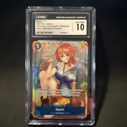CGC GEM MINT 10 One Piece Nami OP09-050 Emperors In The New World - Image 1