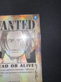 Shanks OP09-004 Parallel Wanted SR One Piece CCG Emperors in the New World Foil - Image 4