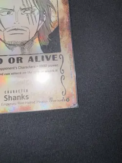 Shanks OP09-004 Parallel Wanted SR One Piece CCG Emperors in the New World Foil - Image 5