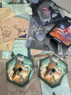 Disney Lorcana TCG Mixed Card Lot with Tokens and Accessories - Image 4