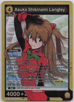 Asuka Shikinami Langley SR UE15BT/EVA-1-013 Foil Union Arena: Evangelion - Image 1