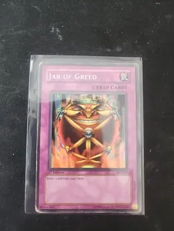 Yugioh TCG - 1x Jar of Greed - SKE-047 - LP - 1st Ed - Common HP - Image 1