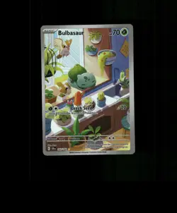 FAN-ART READ DESCRIPTION BELOW HOLO Bulbasaur Card Bulbasaur Pokemon Card p2 - Image 1