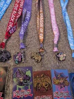 Lot Of 6 Yugioh yu-gi-oh Lanyard with Charm and Card - NWOT - Image 3