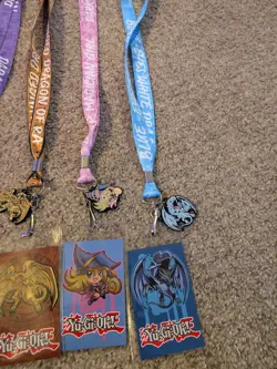 Lot Of 6 Yugioh yu-gi-oh Lanyard with Charm and Card - NWOT - Image 4