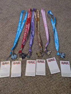 Lot Of 6 Yugioh yu-gi-oh Lanyard with Charm and Card - NWOT - Image 5