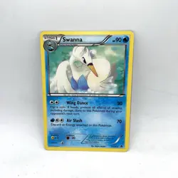 Pokemon TCG Swanna B&W Emerging Powers 27/98 Regular Rare Card LP - Image 1