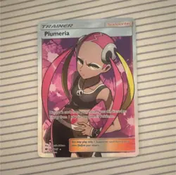 Pokemon Plumeria Trainer Supporter Full Art Sm-Burning Shadows Card 145/147 Eng… - Image 1