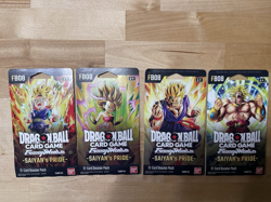 🔥 Dragon Ball Super Card Game FB08 – Saiyan’s Pride Booster Packs (Lot of 4) - Image 1