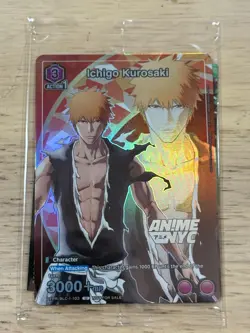 Union Arena Ichigo Kurosaki Anime NYC 2024 Bleach Promo Card UEPR/BLC-1-103 - Image 1