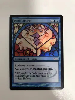 Mind Control Foil Promo MTG Magic the Gathering Card NM Near Mint DCI - Image 1