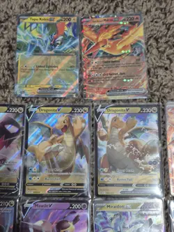 Pokemon 20 Card V/EX Double Rare Card Lot - Dragonite, Rayquaza & More! - Image 2