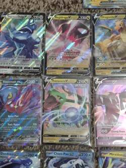 Pokemon 20 Card V/EX Double Rare Card Lot - Dragonite, Rayquaza & More! - Image 3