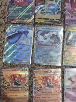 Pokemon 20 Card V/EX Double Rare Card Lot - Dragonite, Rayquaza & More! - Image 4