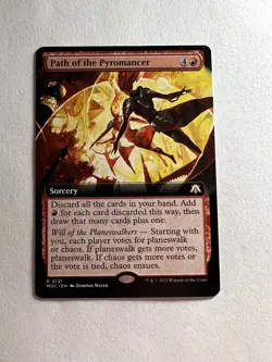 NM-Mint, English MTG Path of the Pyromancer - Extended Art Commander: March of t - Image 1
