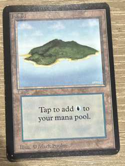 MTG Alpha Island Land NM Magic: The Gathering - Image 3