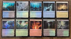 MTG Magic the Gathering Collection Lot Basic Lands 500 and 50 Non-Basic Foils NM - Image 3