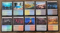 MTG Magic the Gathering Collection Lot Basic Lands 500 and 50 Non-Basic Foils NM - Image 4