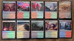 MTG Magic the Gathering Collection Lot Basic Lands 500 and 50 Non-Basic Foils NM - Image 5