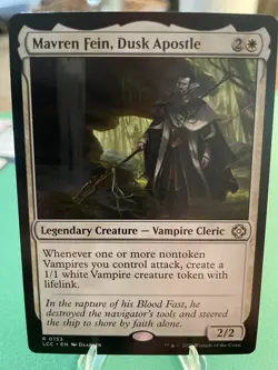 2023 - Mavren Fein, Dusk Apostle R Commander: The Lost Caverns of Ixalan 133 NM - Image 3