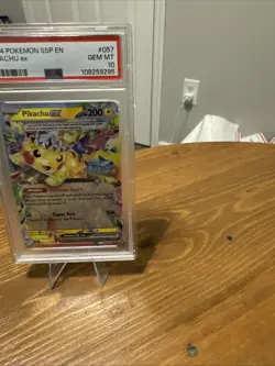 PSA 10 2024 POKEMON SSP EN-SURGING SPARKS #057 PIKACHU EX Gem Mt - Image 5