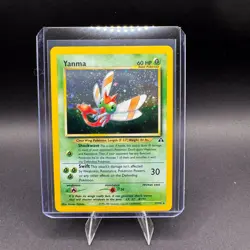 Yanma Pokemon Neo Discovery 17/75 Vintage Holo Rare LP - Image 1