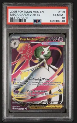 2025 POKEMON MEG EN-MEGA EVOLUTION ULTRA RARE #159 MEGA GARDEVOIR EX PSA 10 - Image 1